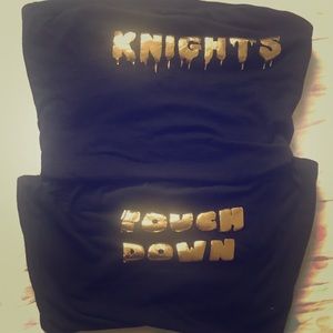 Two tube shirts for football game